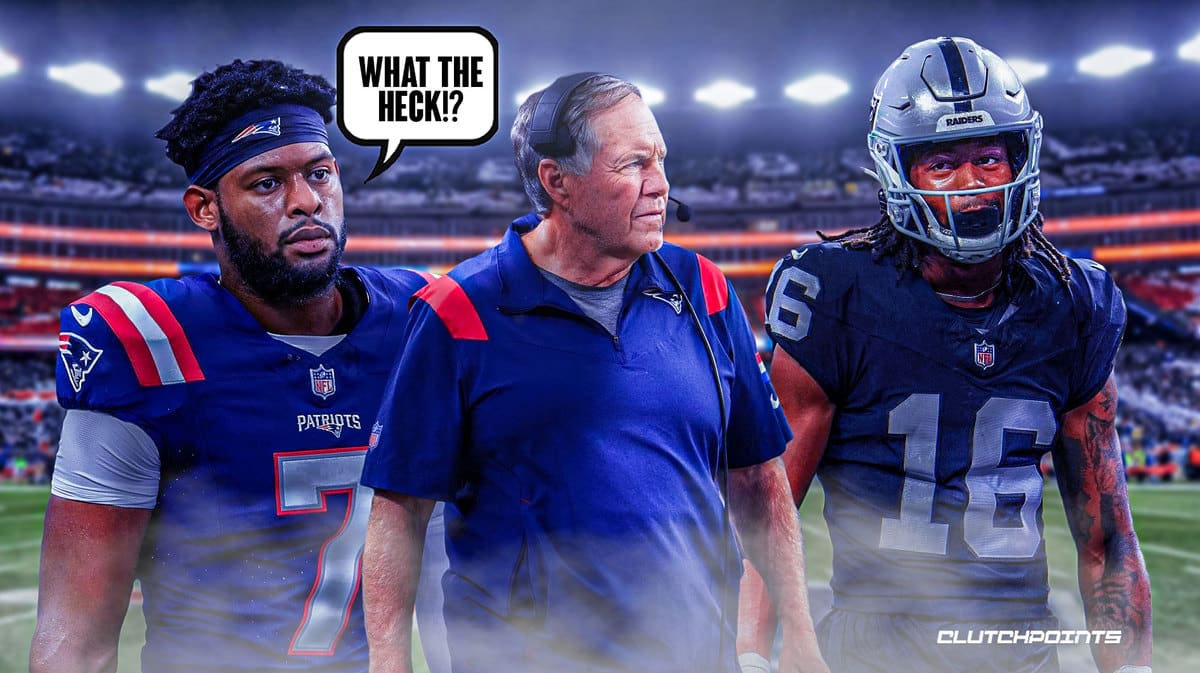 Bill Belichick, JuJu Smith-Schuster, Jakobi Meyers, Patriots