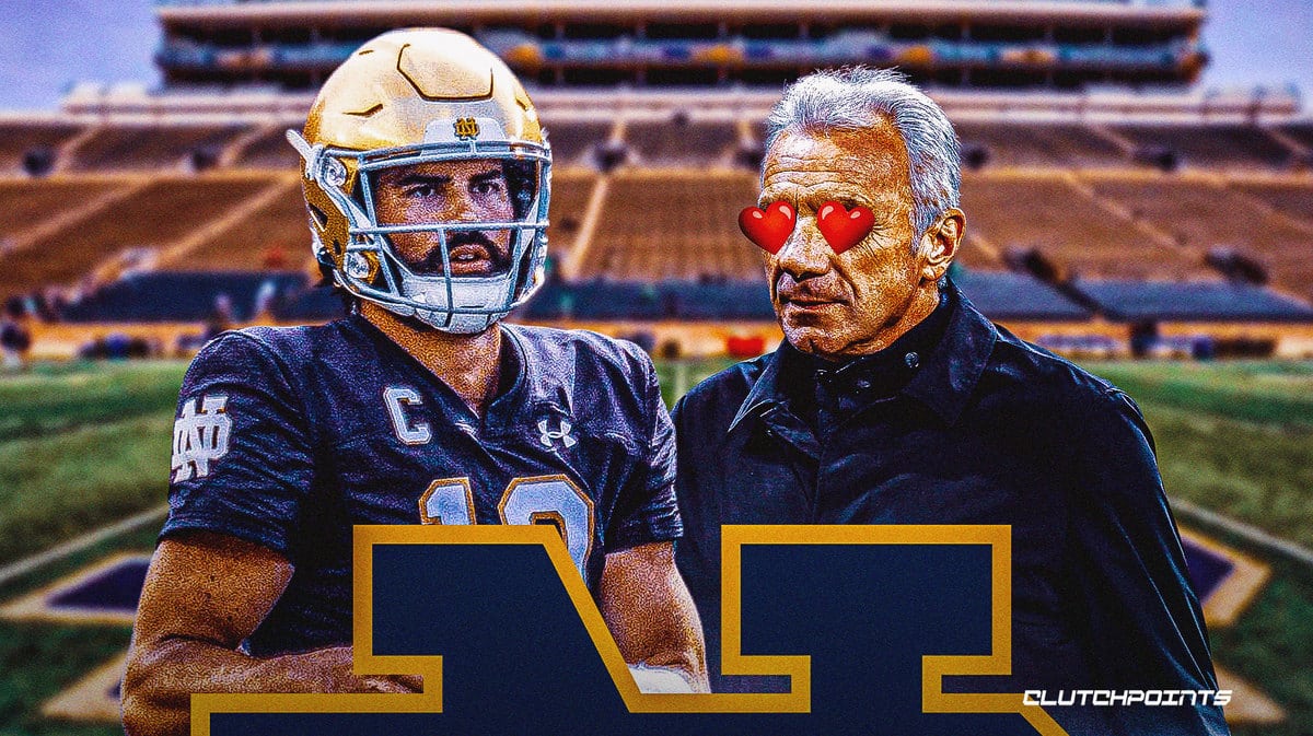 Sam Hartman, Joe Montana, Notre Dame Football, USC Football, Notre Dame USC