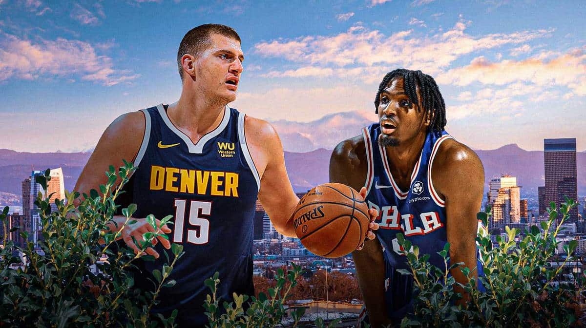 Nuggets Nikola Jokic and Sixers Tyrese Maxey