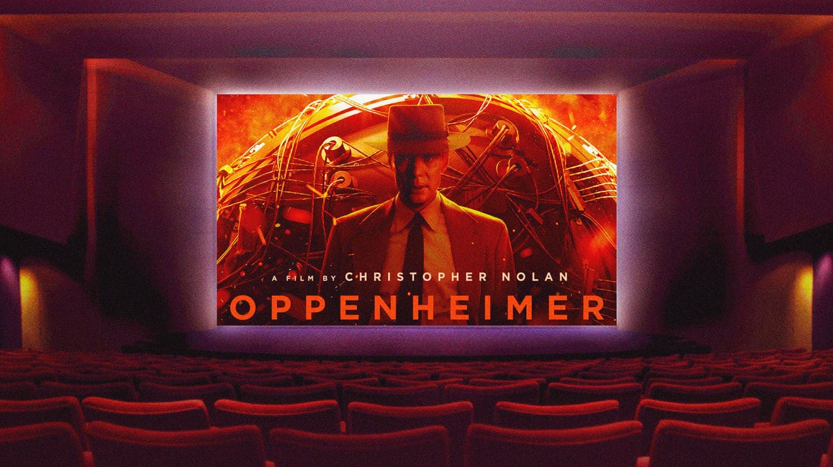 Oppenheimer on an IMAX screen.