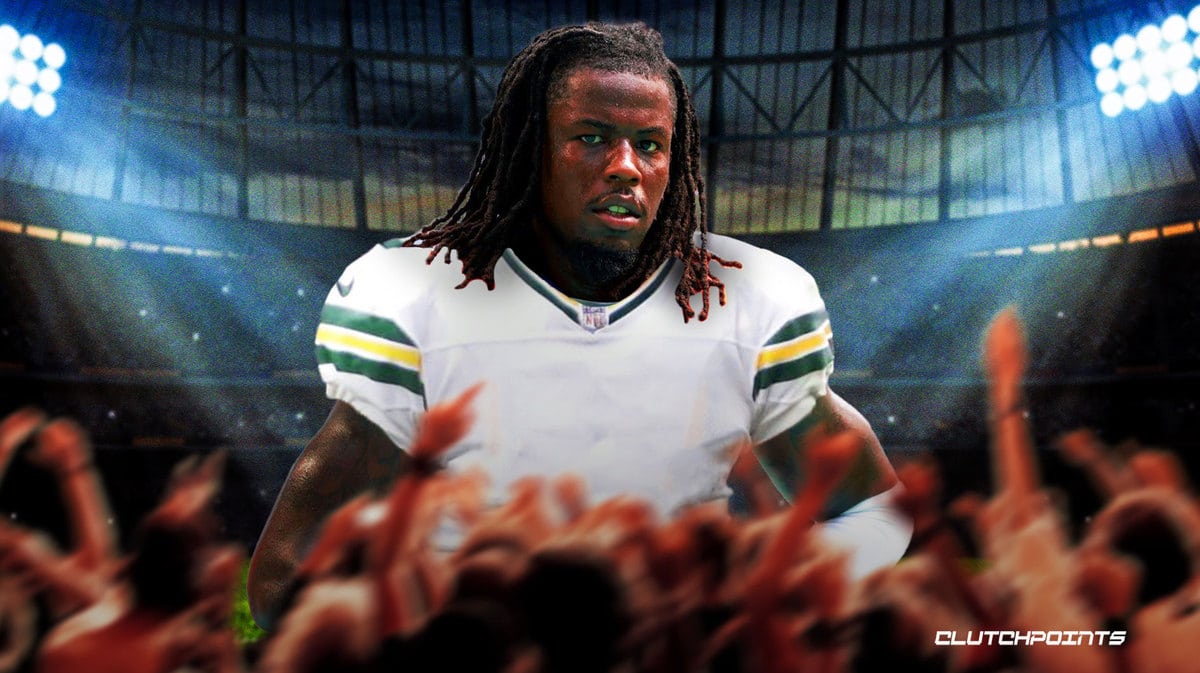 Jerry Jeudy in a Packers unform