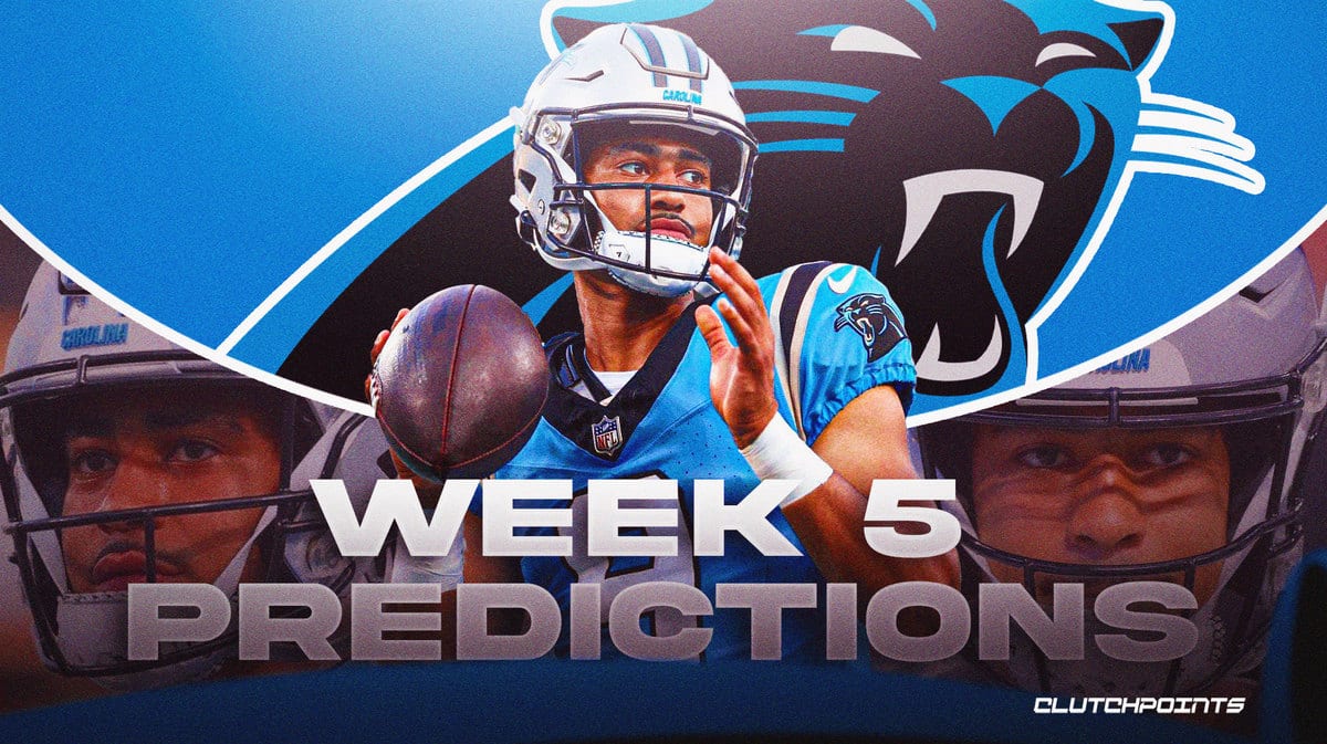 Carolina Panthers Detroit Lions Week 5 NFL 2023 Season Predictions Bryce Young