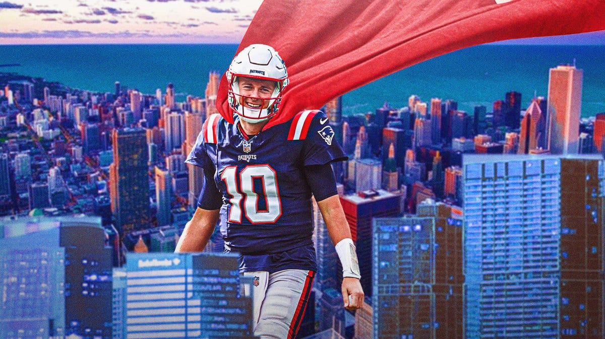 Patriots QB Mac Jones wearing a cap after playing hero vs. Bills in Week 7