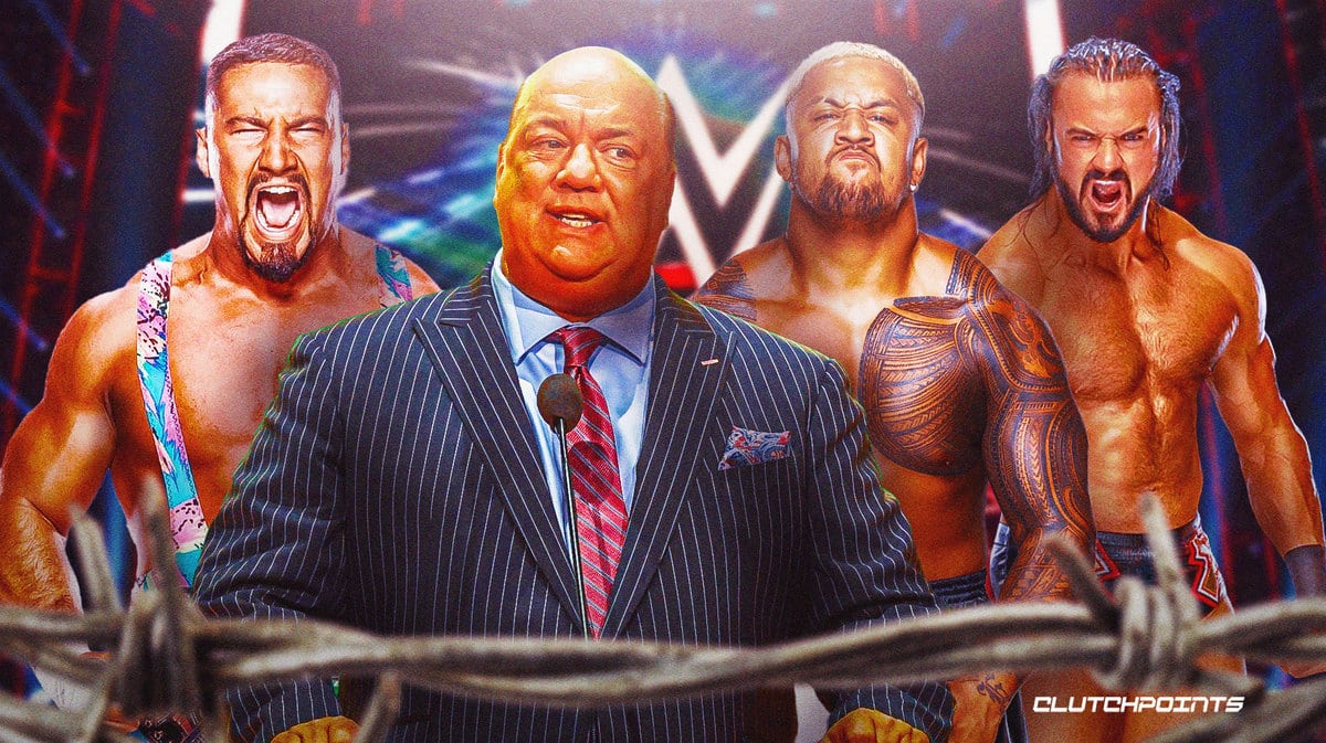 Paul Heyman, Bron Breakker, Solo Sikoa, Drew McIntyre, WWE