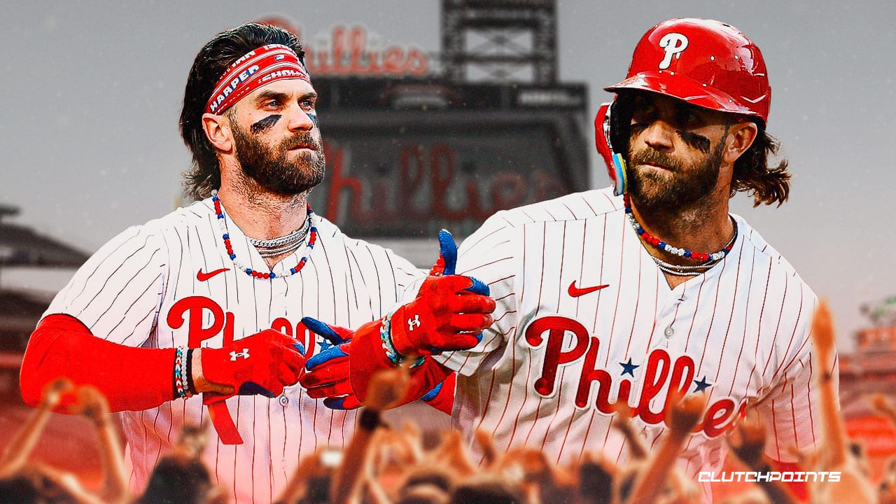 Phillies: Bryce Harper's 7-word reaction to elbow injury vs. Braves in NLDS