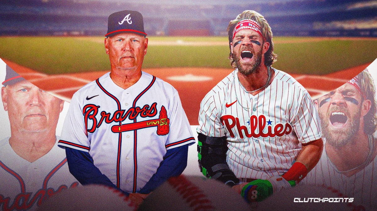 Bryce Harper, Phillies, Bryce Harper Phillies, Brian Snitker, Braves
