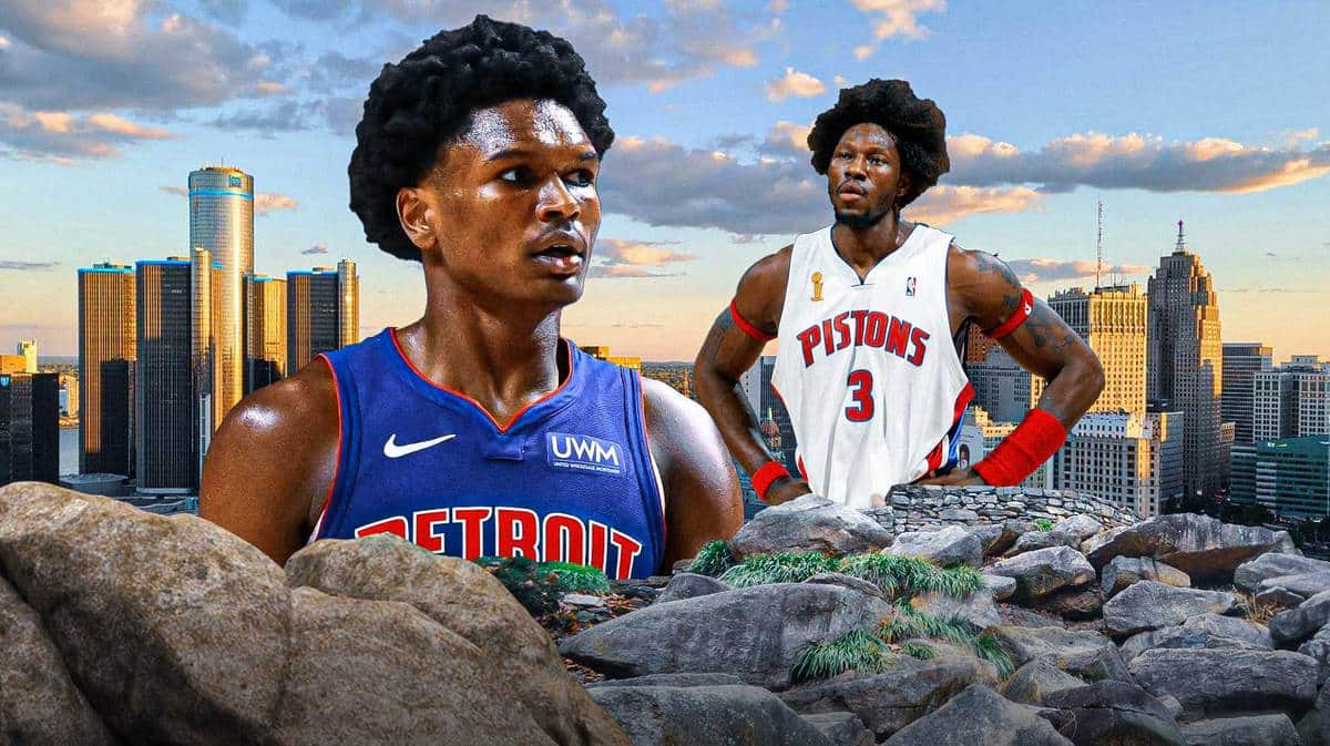 Pistons rookie Ausar Thompson racked up blocks in his rookie debut vs. the Heat