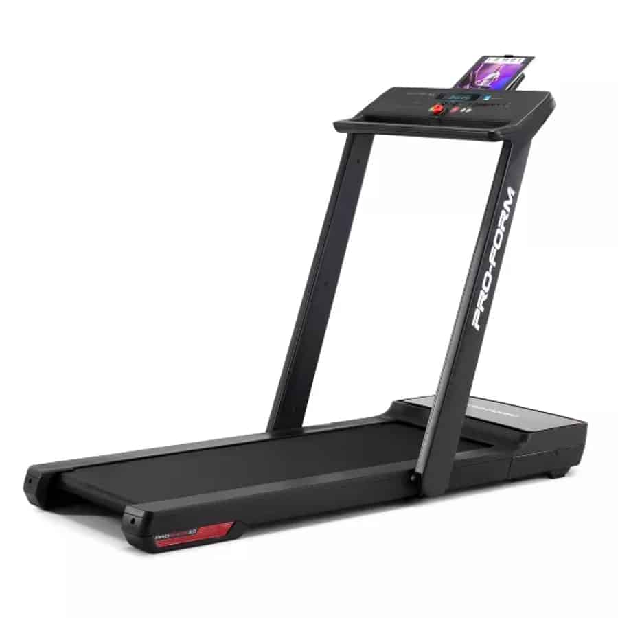 ProForm City L6 treadmill on a white background.