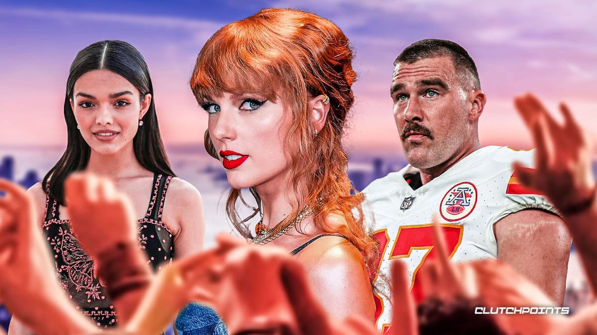Taylor Swift, Travis Kelce, Rachel Zegler