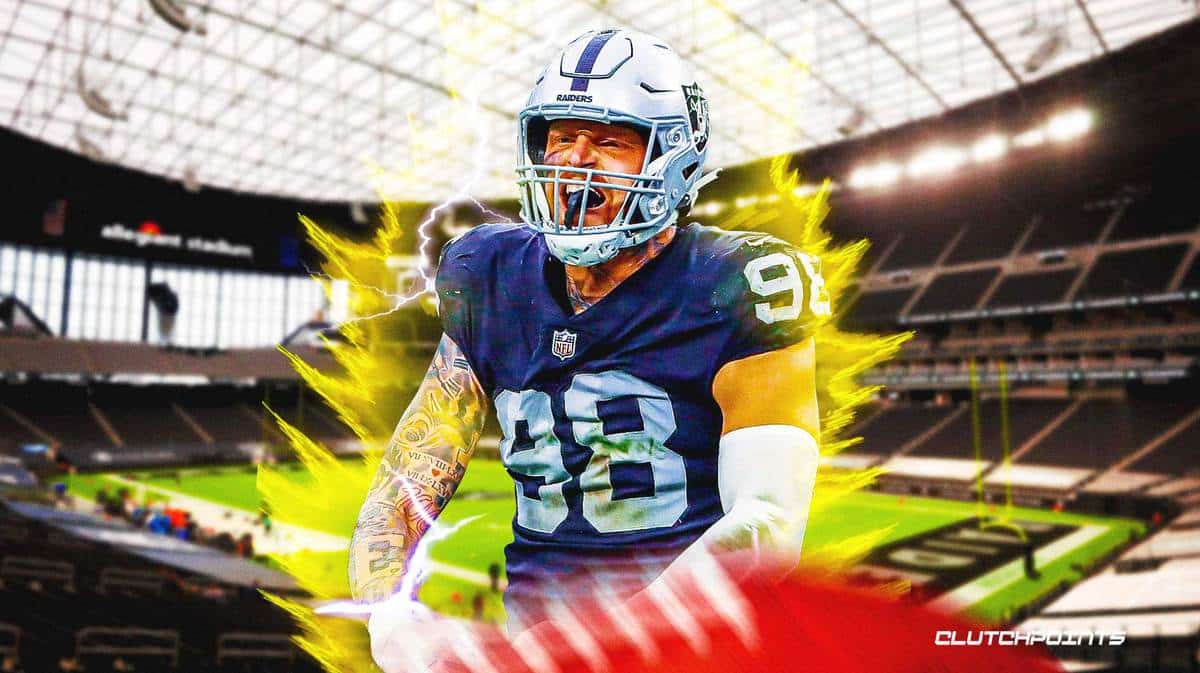 Raiders' Maxx Crosby with Super Saiyan aura