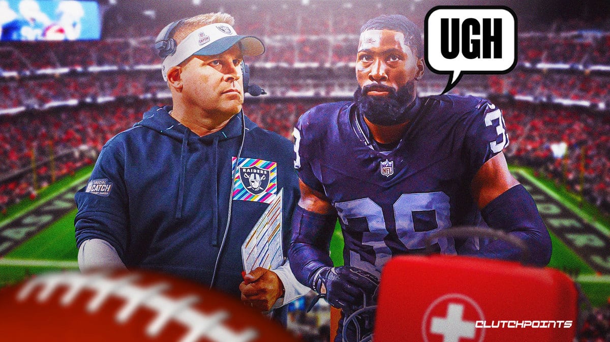 Josh McDaniels, Nate Hobbs, Raiders, NFL Injury