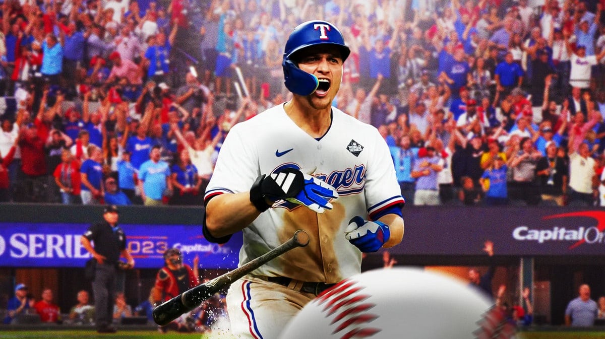 Corey Seager in front of Texas Rangers fans