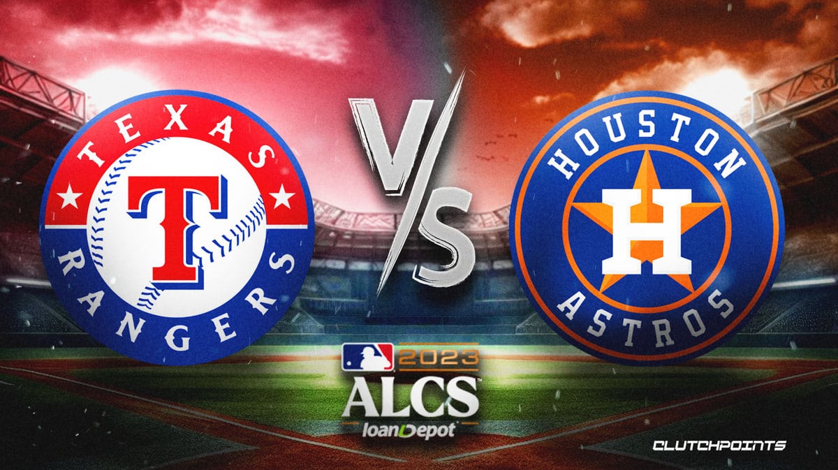 Official battle of Texas 2023 ALCS Houston Astros and Texas