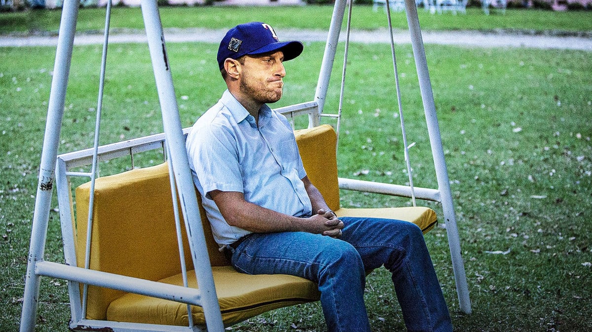 Max Scherzer of the Rangers as the sad pablo escobar meme