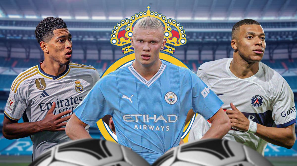 Real Madrid, Jude Bellingham, Erling Haaland, Kylian Mbappe