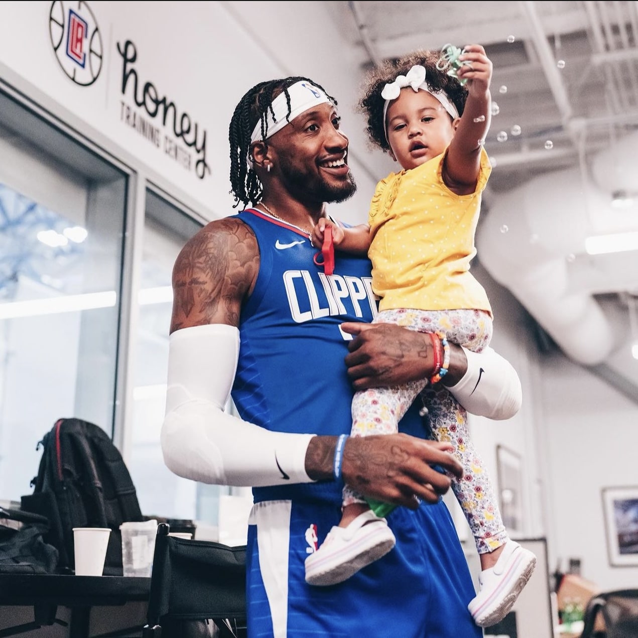 Robert Covington, Daughter, Los Angeles Clippers