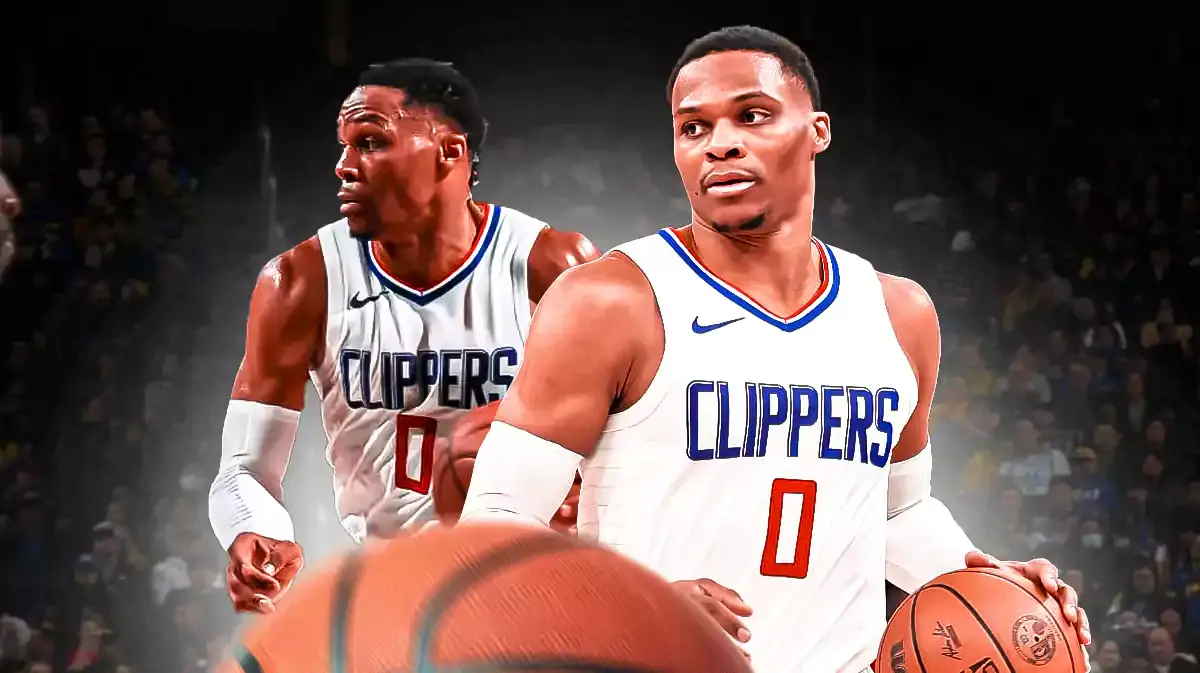 Russell Westbrook playing for the Los Angeles Clippers.
