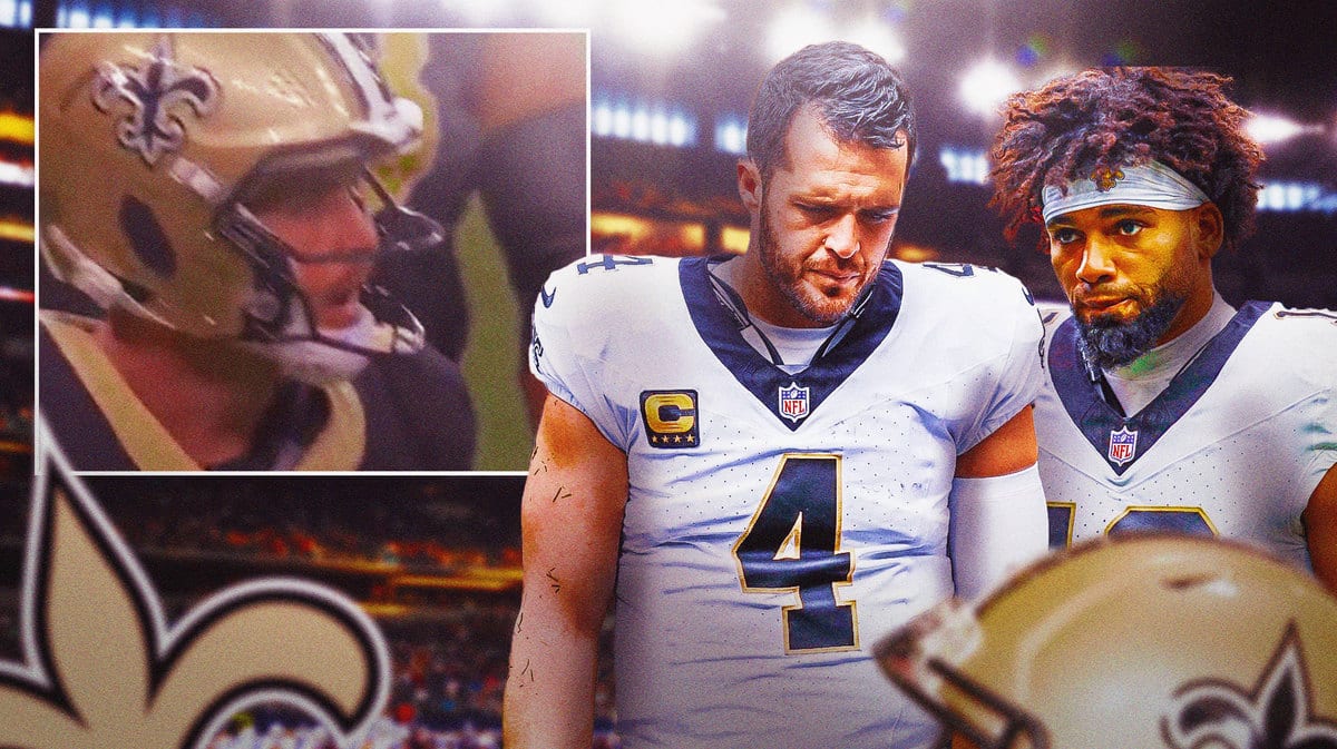 Saints, Derek Carr, Chris Olave, Derek Carr Chris Olave, Derek Carr Saints