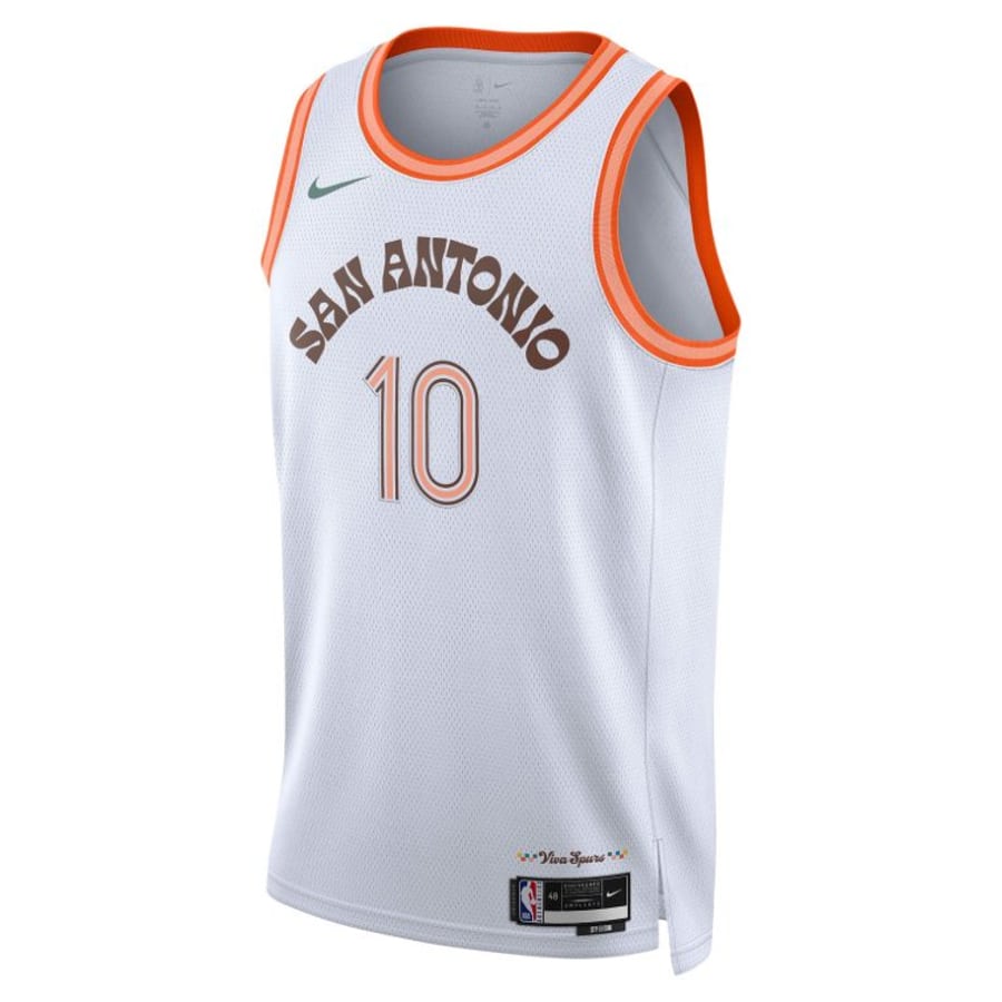 San Antonio Spurs NBA City Edition Jersey 2023-2024 on a white background.