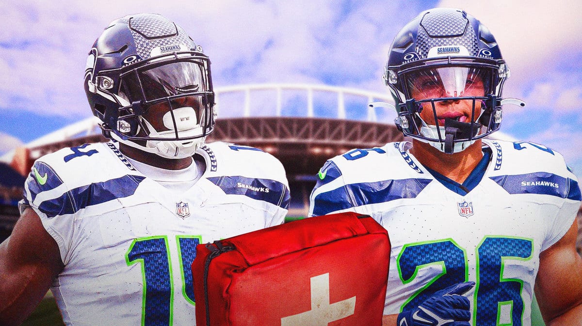 Zach Charbonnet and DK Metcalf got injury updates ahead of Week 7 vs Cardinals.