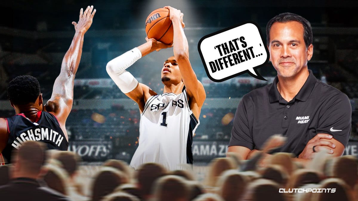 Victor Wembanyama, Spurs, Heat head coach Erik Spoelstra