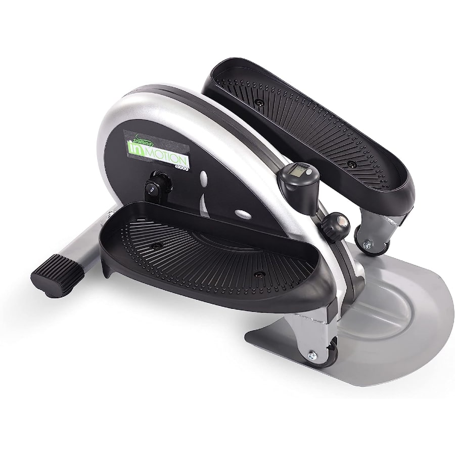 Stamina Inmotion E1000 Compact Strider - Seated Elliptical on a white background.