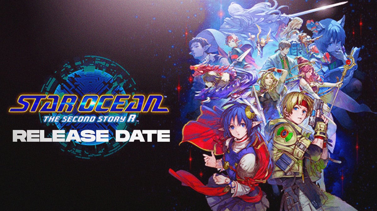 Star Ocean R Key Visual with Release Date