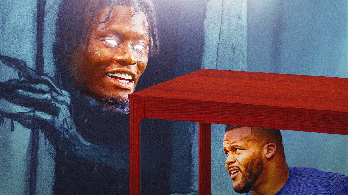 Steelers, George Pickens as boogeyman, Aaron Donald hiding under a table