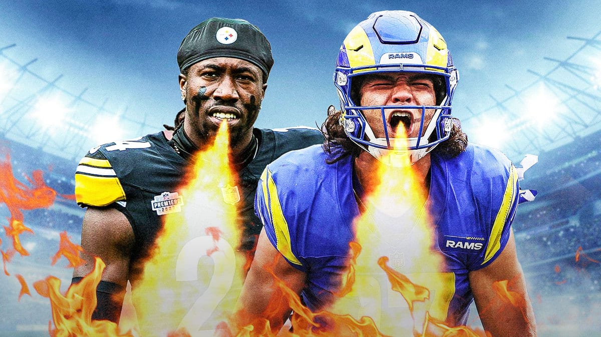 The Steelers and Matthew Stafford Rams had one key matchup that did not disappoint and it was between Joey Porter Jr and Puka Nacua