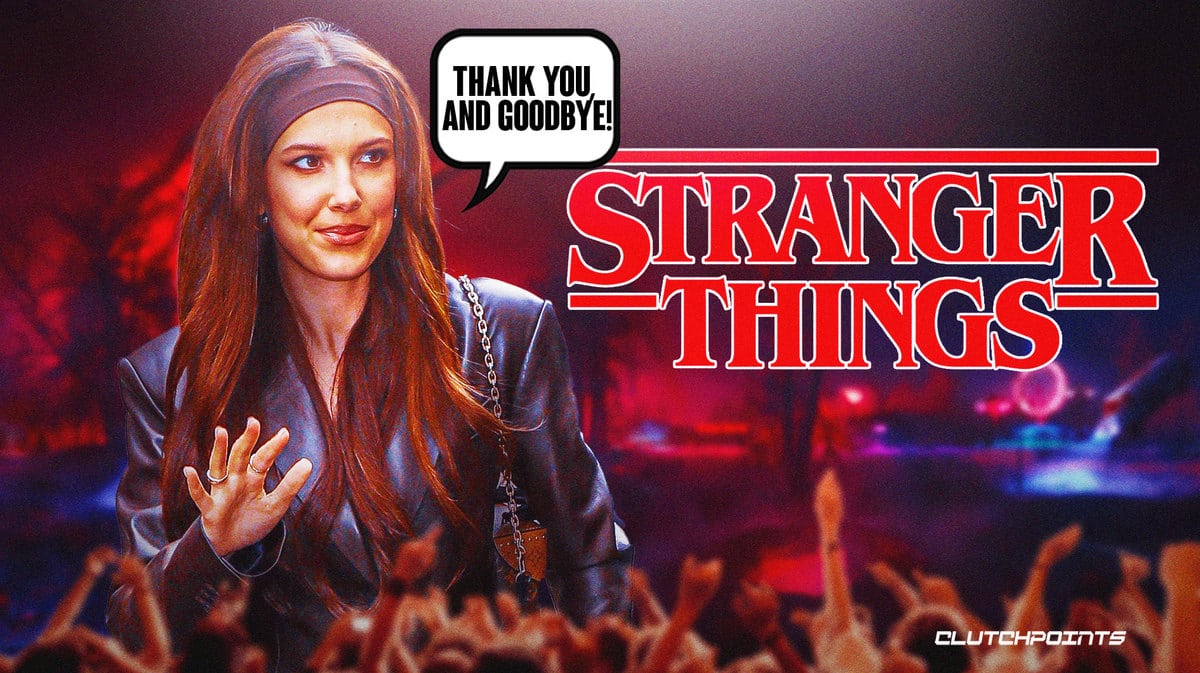 Millie Bobby Brown, 'thank you, and goodbye,' Stranger Things, Netflix