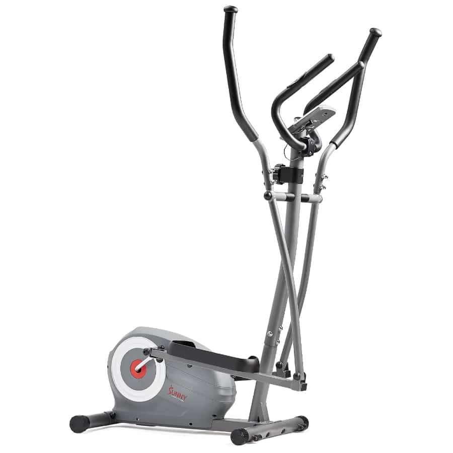 Sunny Health & Fitness Elliptical - Smart edition on a white background.