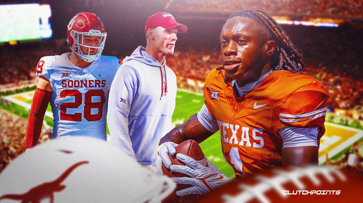 Texas football, Xavier Worthy, Oklahoma football, Danny Stutsman, Texas Oklahoma