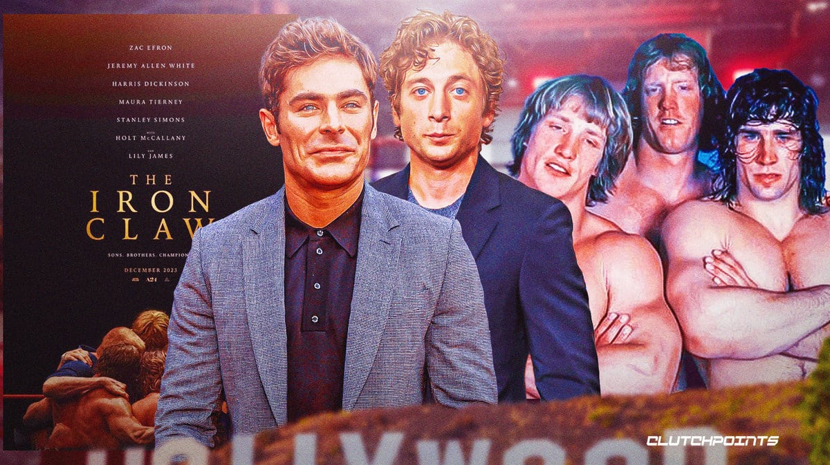 A24, The Iron Claw, Zac Efron, Jeremy Allen White, Von Erich brothers
