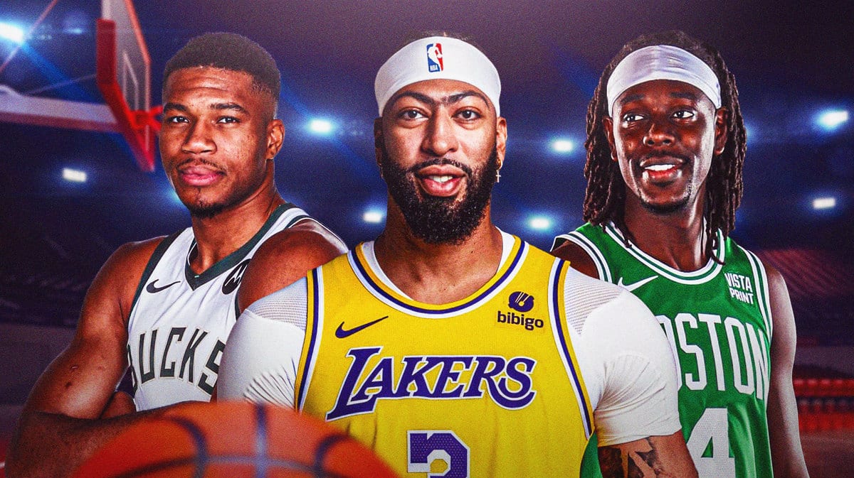 Bucks' Giannis Antetokounmpo, Lakers' Anthony Davis and Celtics' Jrue Holiday