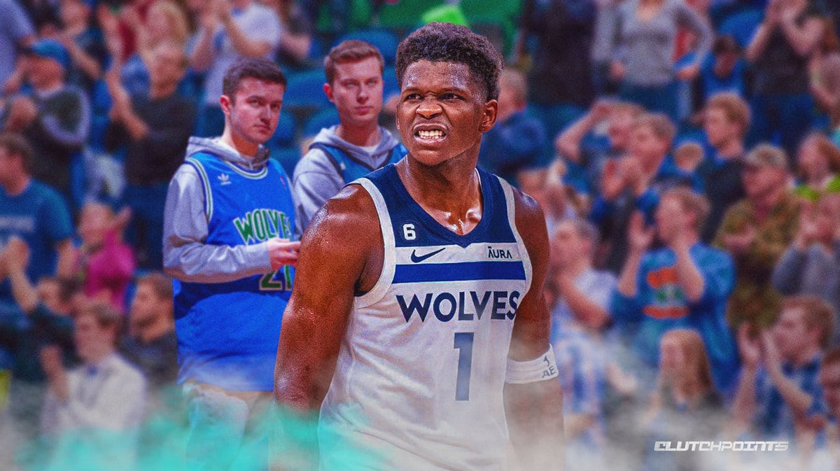 Timberwolves Anthony Edwards injury Mavs preseason ankle sprain