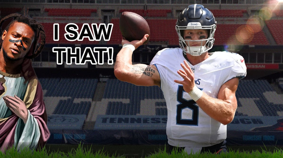 DeAndre Hopkins praising Titans' QB Will Levis