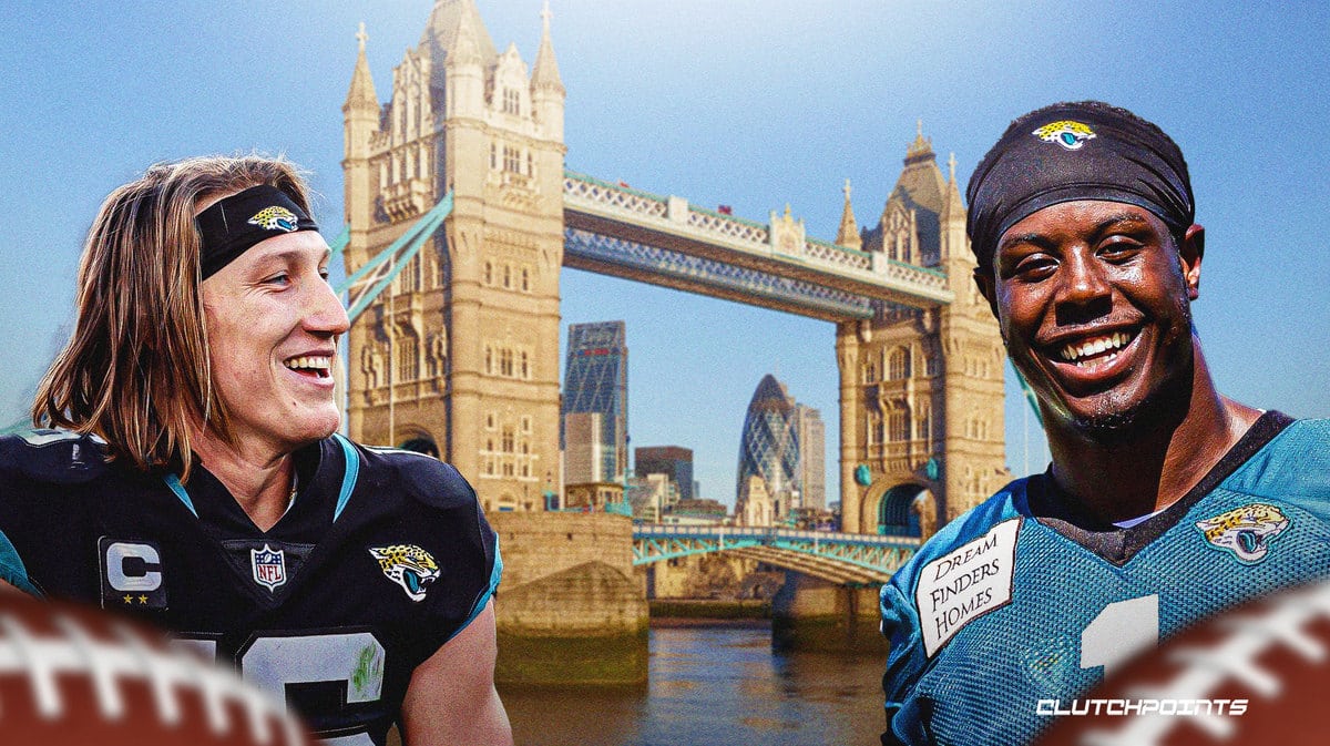 Travis Etienne Jr, Trevor Lawrence, Jaguars, Jaguars Bills, NFL London