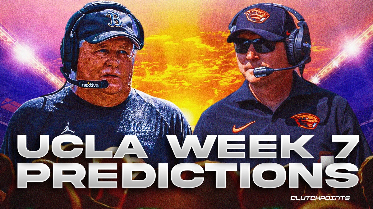 UCLA football, UCLA football Week 7, UCLA Week 7 predictions, Oregon State football, UCLA Oregon State