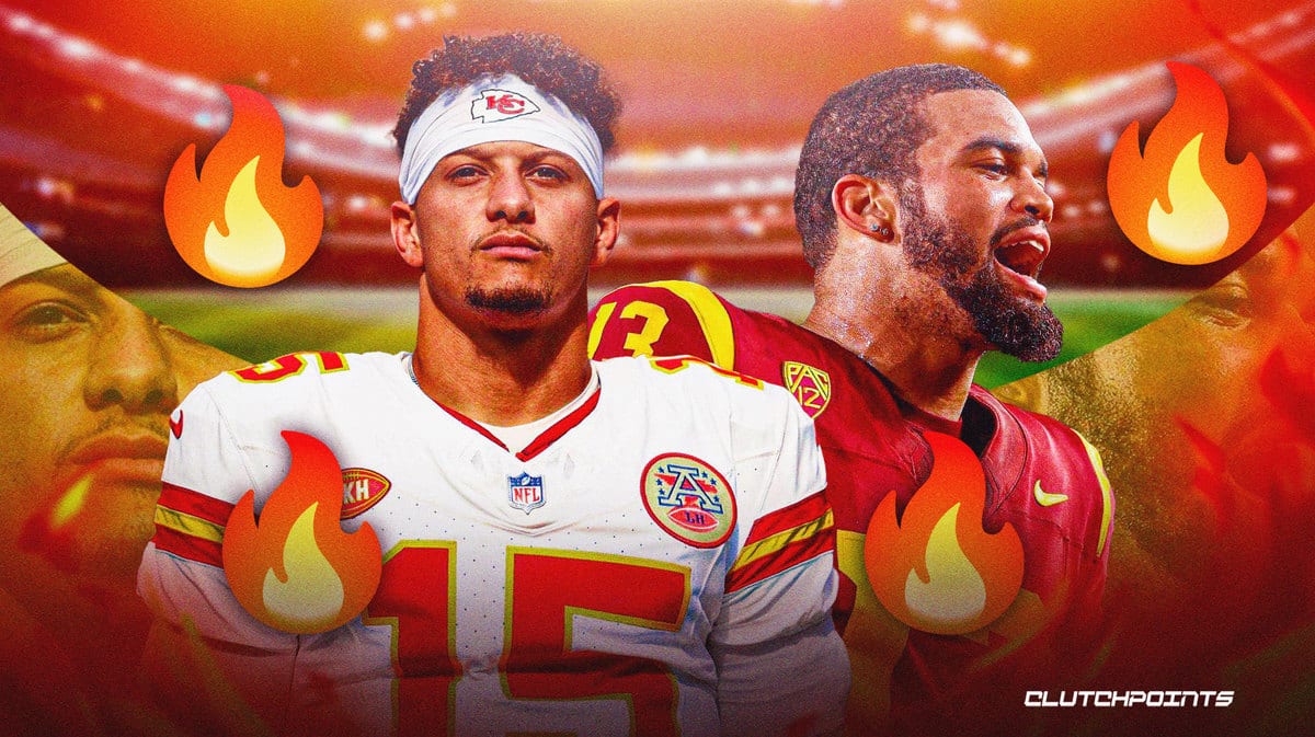 NFL Draft, Mahomes Caleb Williams, Patrick Mahomes, Caleb Williams, USC football