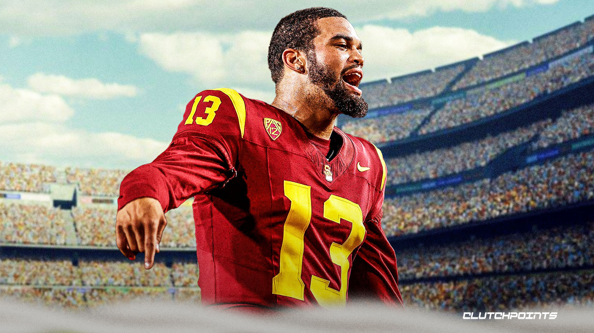 USC football, Trojans, North Carolina football, Drake Maye, Caleb Williams