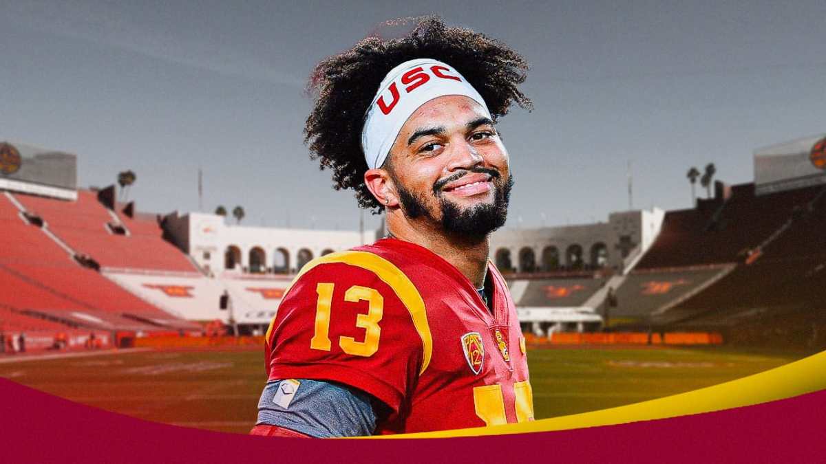 USC football quarterback Caleb Williams