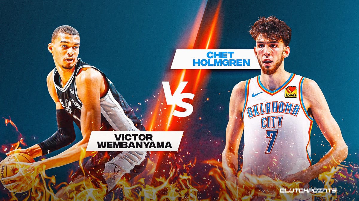 Victor Wembanyama, Chet Holmgren, Thunder, Spurs