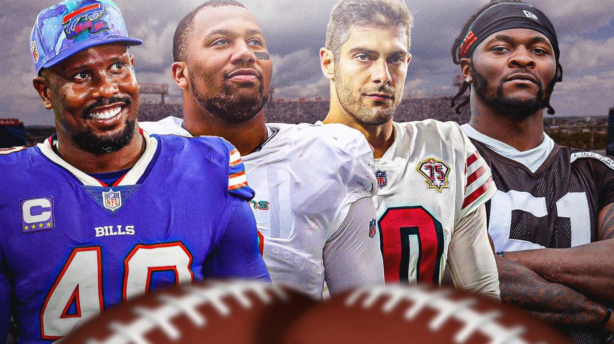 Von Miller Rams, Bradley Chubb Dolphins, Jimmy Garoppolo 49ers, Jamie Collins Browns