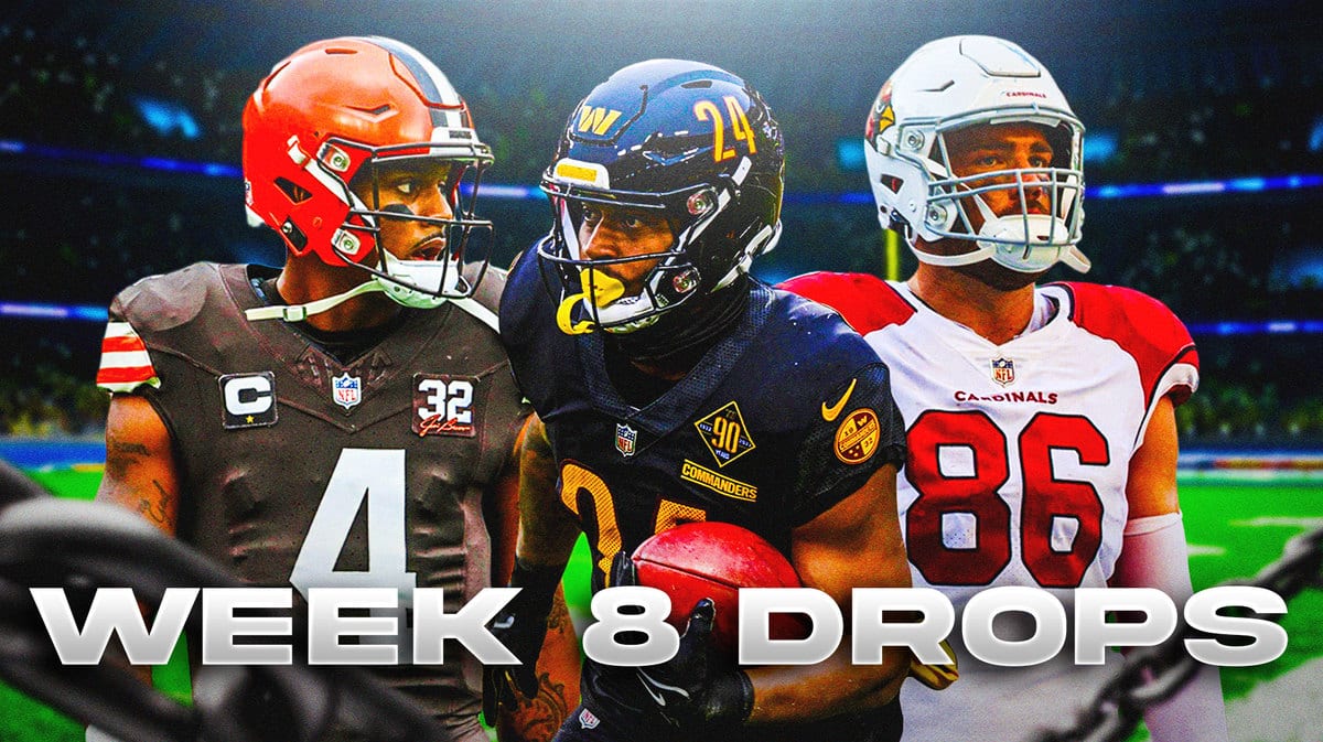 Fantasy football, fantasy football week 8, fantasy football drop list, Deshaun Watson, Antonio Gibson, Zach Ertz