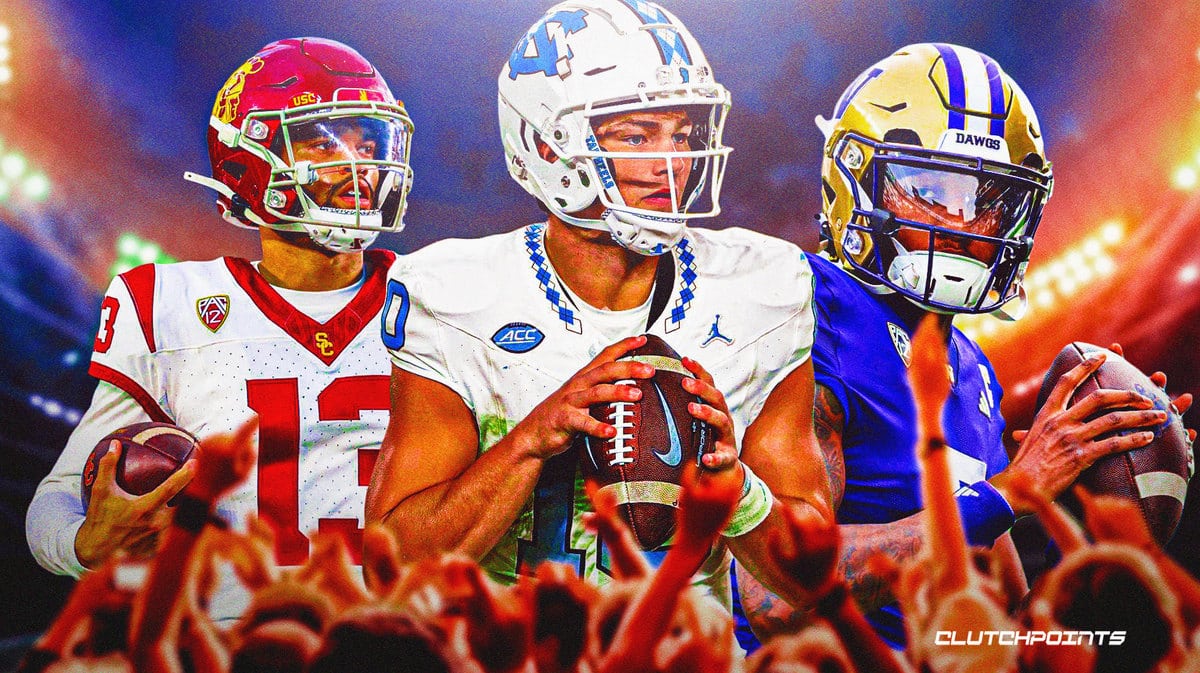 Broncos, Broncos draft, NFL draft, Caleb Williams, Drake Maye, Michael Penix Jr., Russell Wilson