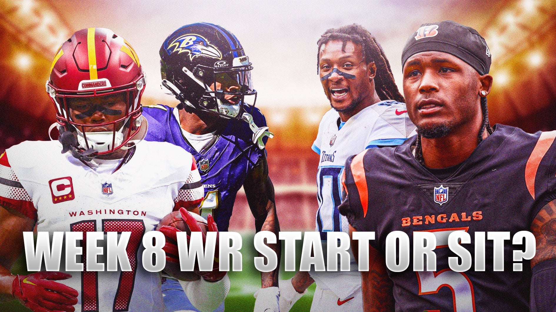 2023 Fantasy Football Week 8 Start 'Em Sit 'Em: Wide Receivers