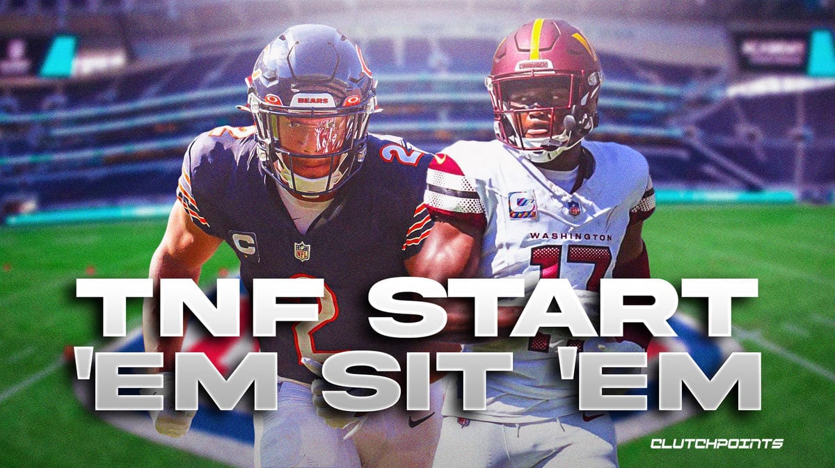 Chicago Bears Washington Commanders Week 5 Fantasy Football start em sit em 2023