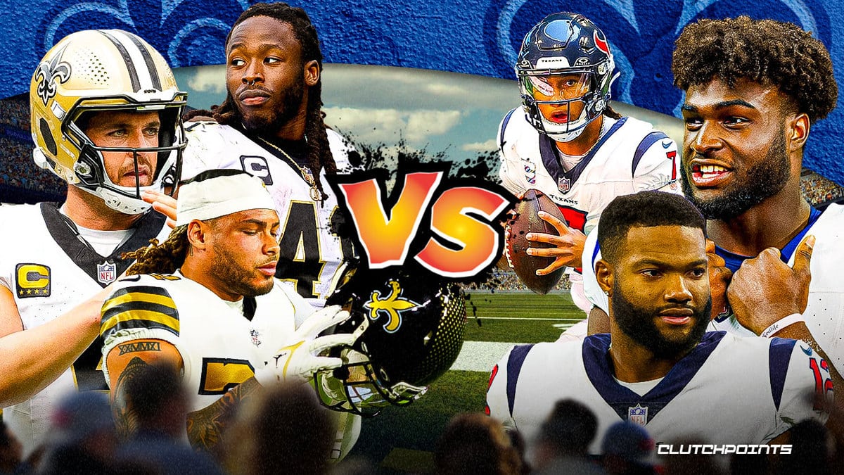 New Orleans Saints, Derek Carr, Alvin Kamara, Tyrann Mathieu, Houston Texans, C.J. Stroud, Nico Collins, Will Anderson Jr.