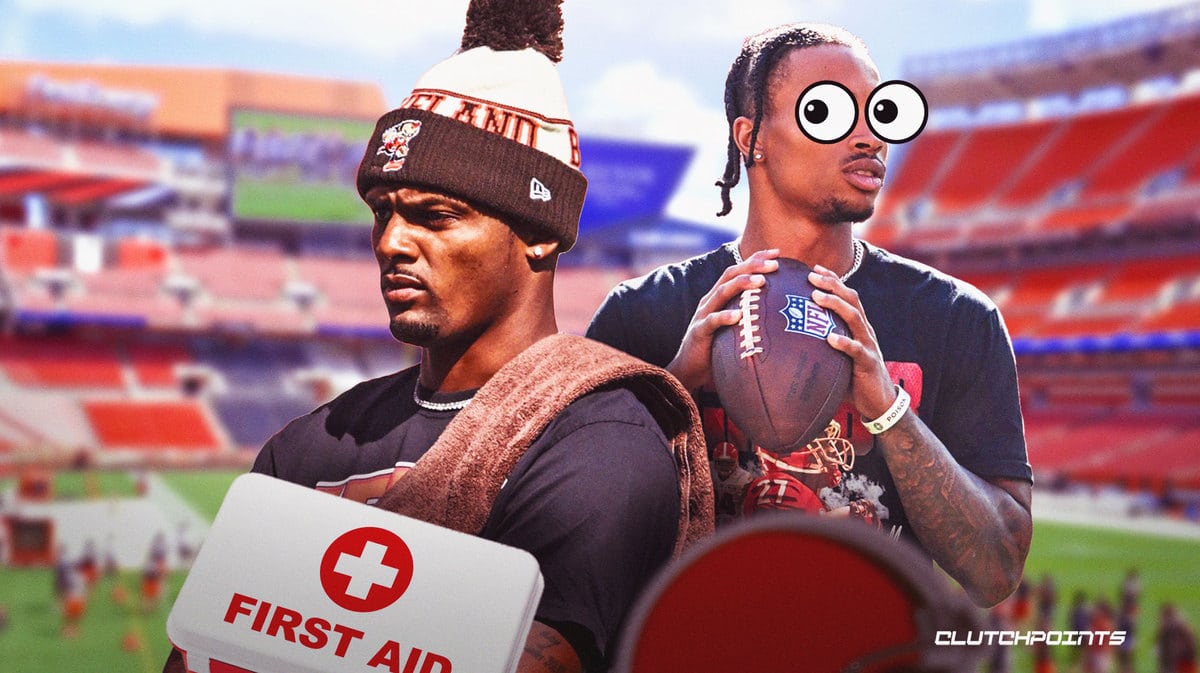 Browns QB Deshaun Watson sitting out with shoulder injury; rookie