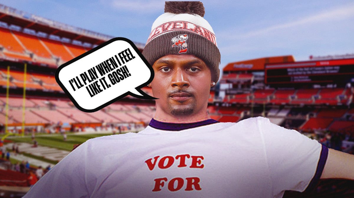 Browns QB Deshaun Watson as Napoleon Dynamite